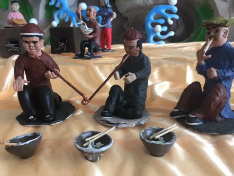 學生作品～面塑